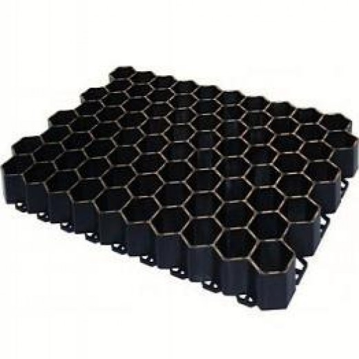 Решетка газонная Gidrolica Eco Standart РГ-70.40.3,2 - пластиковая черная в Грозный